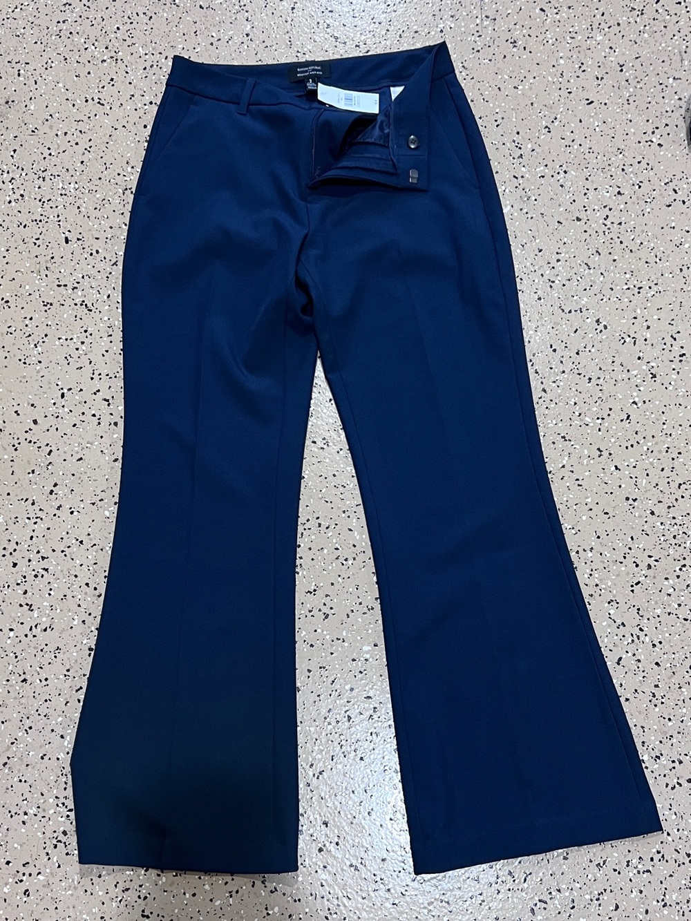 Banana Republic Factory Navy Blue Boot-Cut Dress Pants - New with Tags